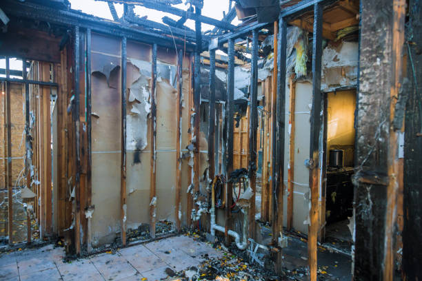 Professional Emergency Fire Cleanup technician working in Annandale, NJ